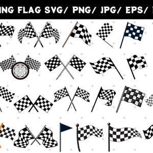 Racing Flag SVG, start vlaggen, race, geblokte vlag, finishvlaggen, dambord, topper, monogram, dxf, gesneden bestand, cricut, silhouet, instant download