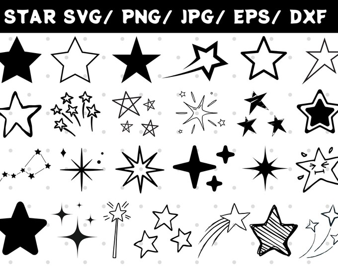 Curved Rounded Star Svg This item is unavailable - Etsy