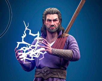 Figurine Gale 29cm / 11.4in (Painted) - Baldur's Gate 3 - 3D printed resin