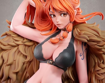 Figurine Nami 28cm / 11in (Painted) - One Piece - 3D Printed Resin