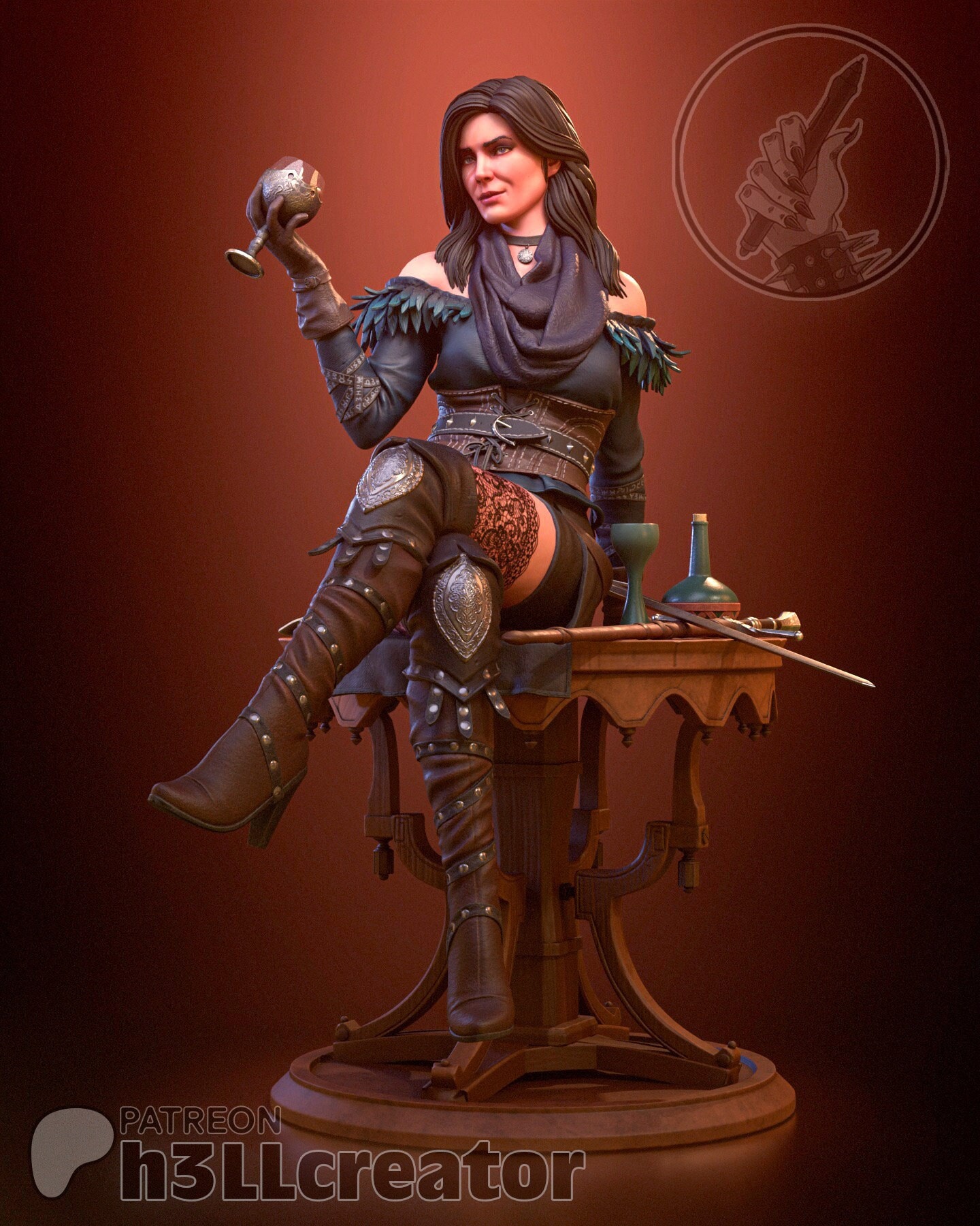Figurine Minix 12 cm - The Witcher - Geralt de Riv S3 - Figurine de Figurine Minix 12 cm - The Witcher - Geralt de Riv S3 - Figurine de
