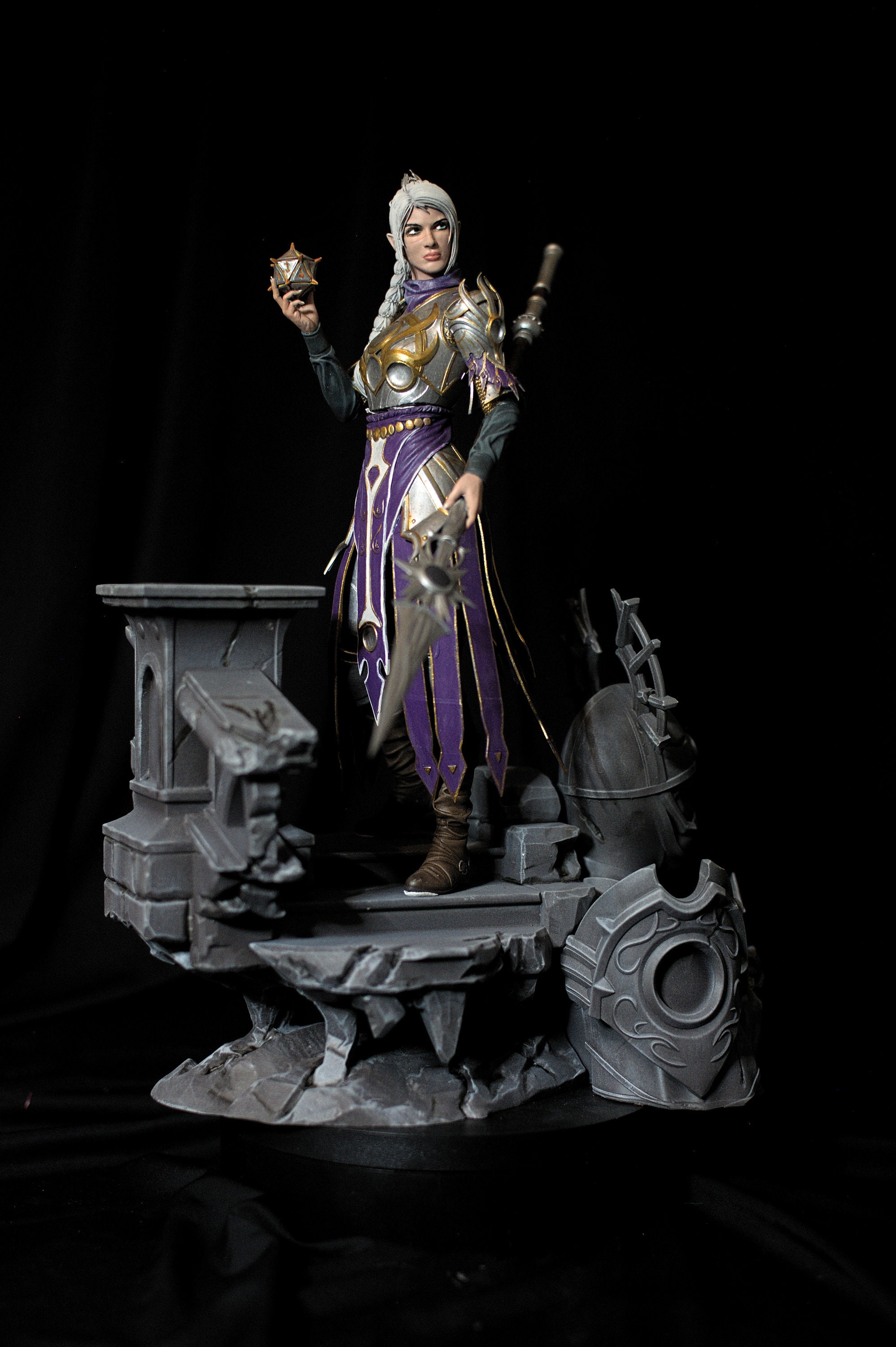 未塗装 1/10 バルダーズゲート3 シャドウハート ガレージキット フィギュア シャドウハートフィギュア 25 & 29 cm / 7.87インチ (塗装済み