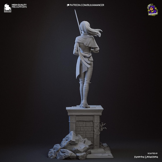 フィギュア マエル（塗装済み） 24-34 cm / 9.45-13.38 インチ