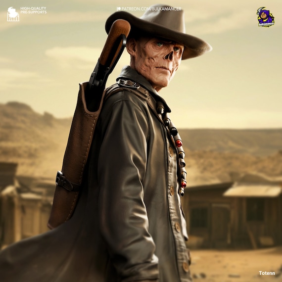 グールのフィギュア 24 cm / 9.5 インチ (塗装済み) - フォールアウト