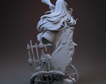 Figurine Chando 25cm / 8.65in (painted) - ADO - 3D Printed Resin