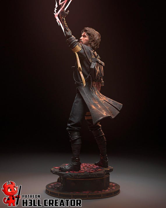Figurine Gustave (painted) 39cm / 15.3in - Clair Obscur