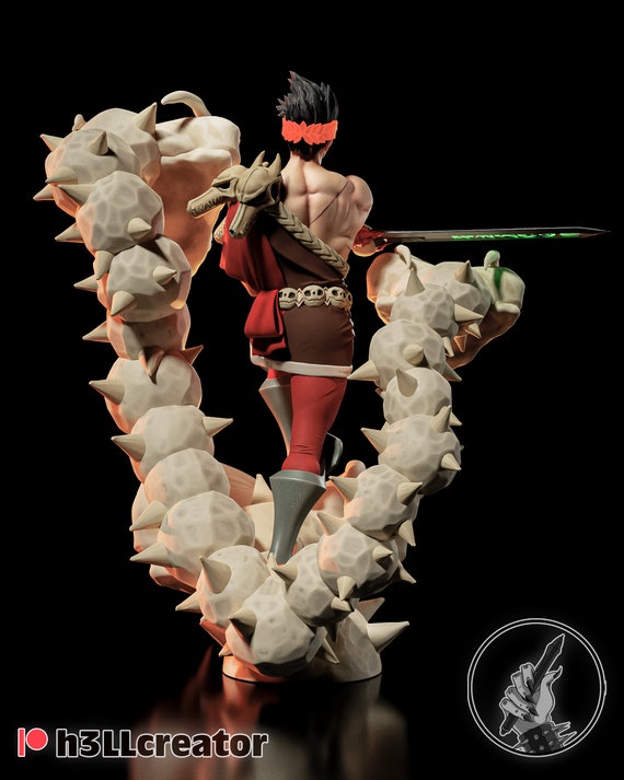 Figurine Zagreus 26cm / 10in (painted) - Hades - 3D Printed