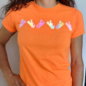 Cactus Bloom Hi-Viz Reflective Safety T-shirt