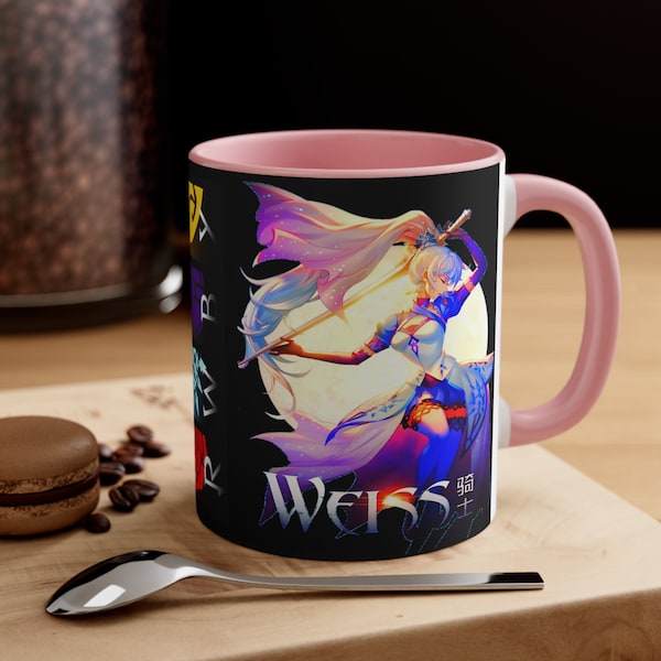 RWBY Weiss Schnee Accent Coffee Mug, 11oz