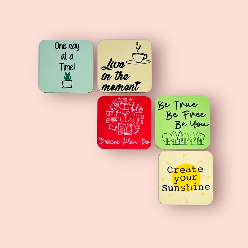 Handmade Quotation Set, Cute and Quirky Fridge Funny