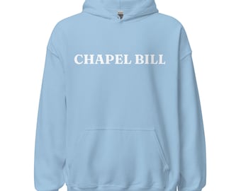 Chapel Bill Unisex Cotton-Blend Hoodie: Soft & Stylish