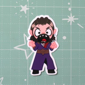 Sticker chibi mignon coup de vent Baldur's Gate 3 BG3 Stickers Baldurs Gate 3