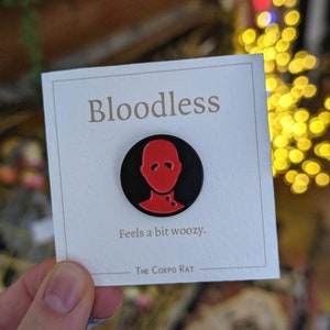 Astarion Bloodless Status Effect Debuff Enamel Pin Baldur's Gate 3 BG3 | Secure Locking Pin
