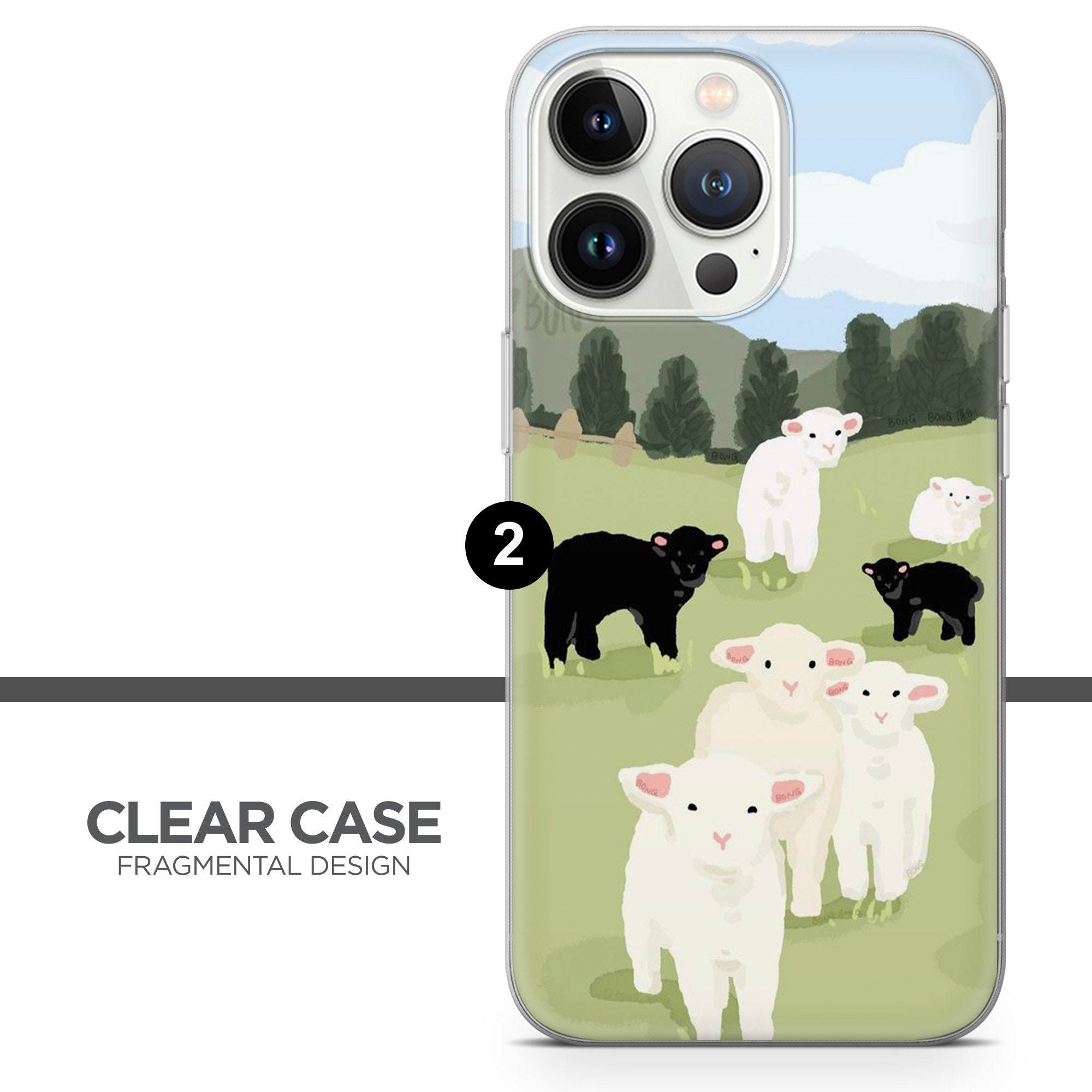Sheep Case Sheep Case Cute Little Sheep Cover for iPhone 15 14 13 12 Pro 11 XR SE ...