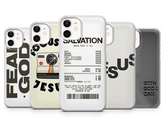 God Case Jesus Cover for iPhone 17Pro, 16, 15, 14, 13, 12, Samsung S25, S24, S23Fe, S22, A16, A26, A56, Pixel 10, 9Pro