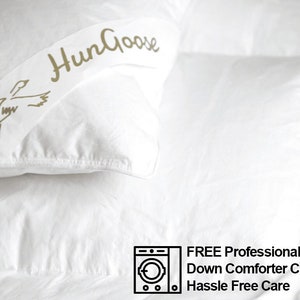 Deluxe Exclusive Original Hungarian Goose Down Comforter Baffle box HunGoose brand 800+FP
