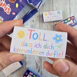 Abschiedsgeschenk Kindergarten Kinder – Druckvorlage für Smarties-Banderole – DIY Geschenk zum Abschied Kita, Kiga, Schule
