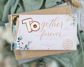 Toffifee Banderole Hochzeit Geldgeschenk Vorlage zum Ausdrucken – Together Forever DIY Geschenk Hochzeit