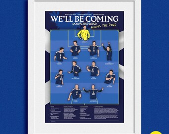 Scotland v Denmark World Cup 2026 Match Day Print