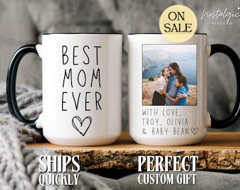 Custom Photo Mug For Mom Best Mom Ever Mug Personalized Mug Mom Personalized Photo Mom Mug Customizable Mom Mug Customizable Picture Mug