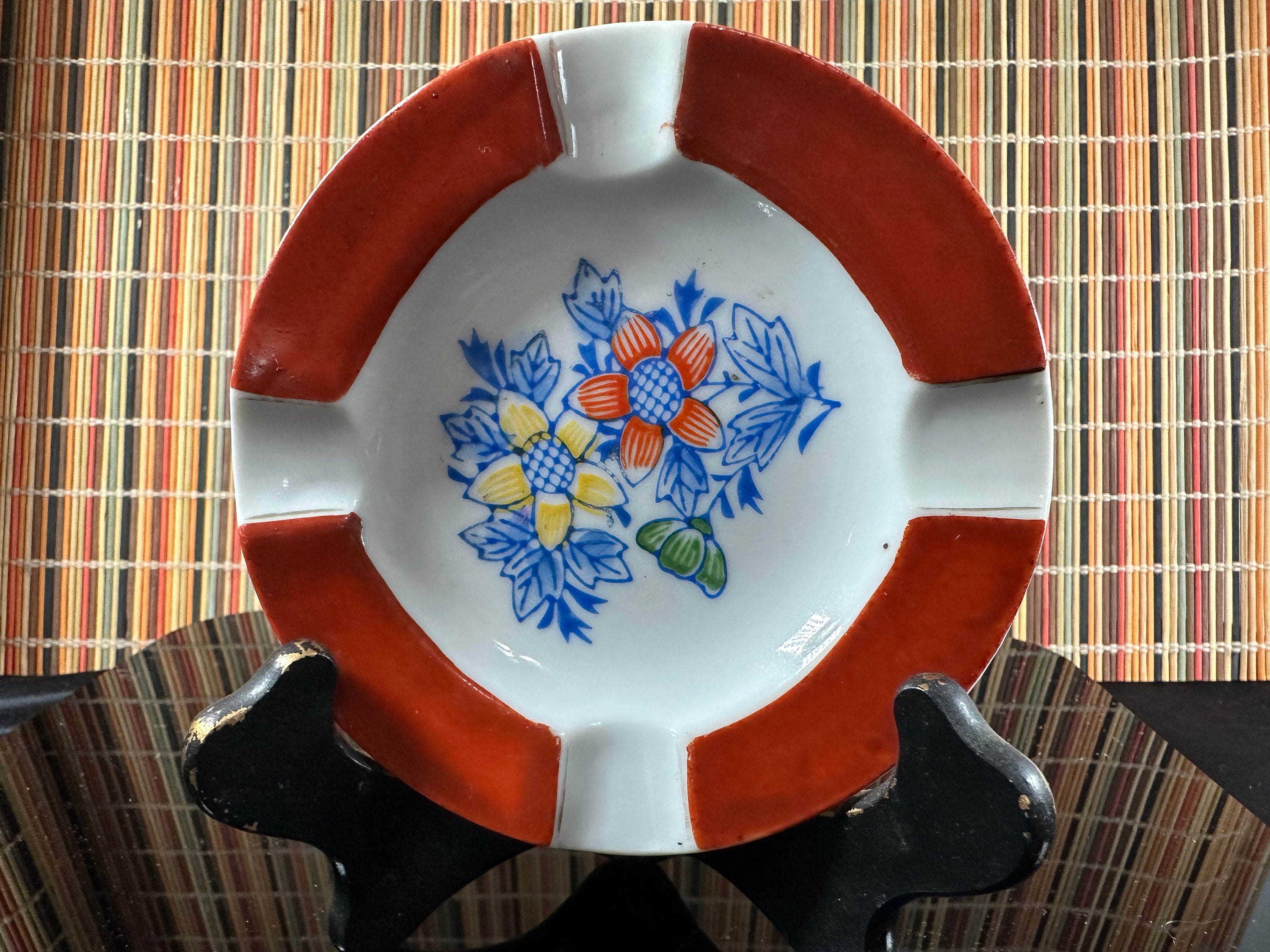 【希少】煙草盆茶道京都Old Japanese ashtray and vase 希少】煙草盆茶道京都Old Japanese ashtray and vase 【公式通販】