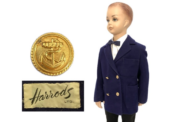 Vintage 50s 60s 5 childs blazer jacket coat Harro… - image 1