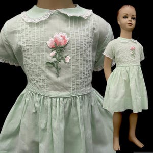 50s Mint Green Dress - Etsy 50s Mint Green Dress - Etsy