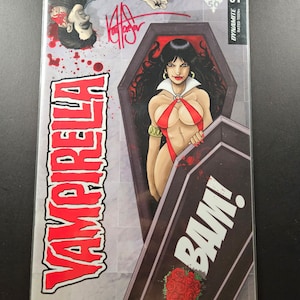 Vampirella #1 signed by Ken Haesar