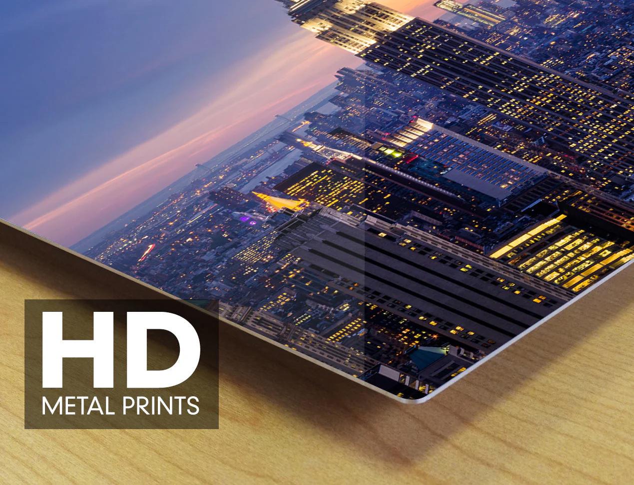 Metallic Print Custom HD Metal Photo Print: Personalized Aluminum Wall Art, Ready to ...