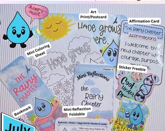 The Rainy Chapter Happy Mail Club | Monthly Encouragement for Educators, Administrators & Leaders | Snail Mail Subscription