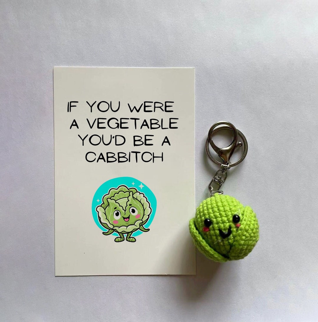 Cabbage Key Chain This item is unavailable - Etsy