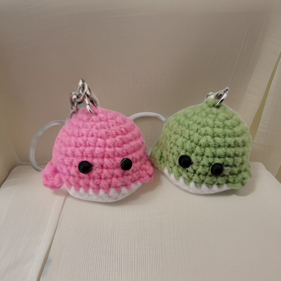 2pcs Kissing Whales Crochet Toy, Couples Gift, Bestfriend Gift