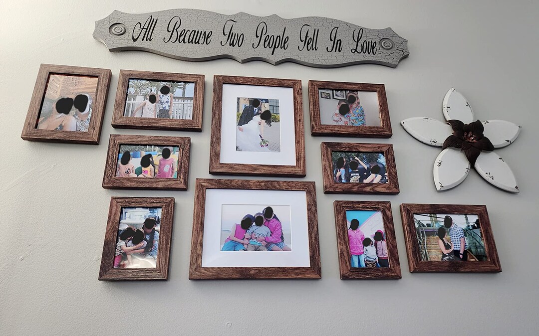 10 Pcs Wooden Collage Picture Frame Photo Collage Frame Etsy