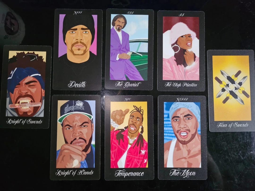 Aint Nothin but a Tarot Thing. Hand-drawn Hip Hop Tarot Deck - Etsy