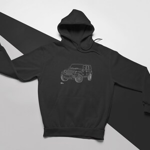 Jeep Wrangler Hoodie Etsy UK