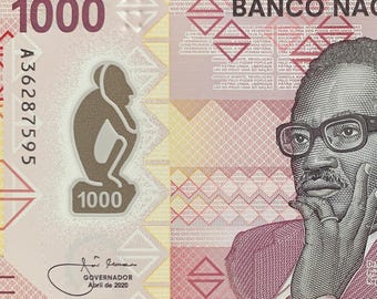 Angola 1000 Kwanzas 2020 P-162 UNC Collectible Banknote | Authentic Modern African Currency | World Paper Money