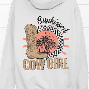 Women&#39;s Western Hoodie For Christmas Gift Cowgirl Rodeo Punchy Gift for Christmas Horse Lover Western Cowgirl SunKissed Christmas Gift