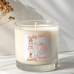 Candela regalo per Natale, decorazione western, regalo per la casa rustica, candela da fattoria, regalo per rodeo e cowgirl, decorazione per casa ranch, cowgirl salata