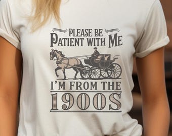 Women's Western T-Shirt Western Cowgirl T-Shirt Rodeo T-Shirt for Cowgirl Valentines Gift for Cowgirl Horse Lover Please Be Patient