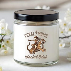Candle Gift for Christmas Western Decor Rustic Home Gift Farmhouse Candle Rodeo Cowgirl  Gift Ranch House Decoration Feral Moms Social Club