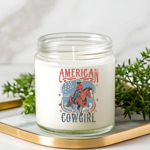 Candela regalo per Natale, decorazione western, regalo rustico per la casa, candela da fattoria, regalo da rodeo, cowgirl, decorazione per casa ranch, regalo da cowgirl americana