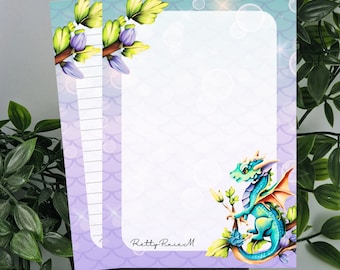 A5 Chinese style dragon paper