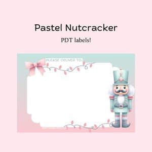Pastel Nutcracker - etiqueta pdt