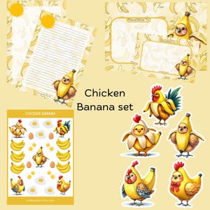 Ensemble poulet-banane
