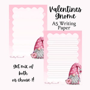 A5 Valentijnsdag gonk schrijfpapier