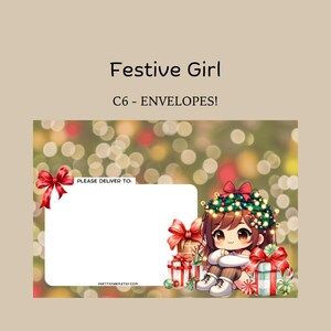 Festive Girl - Quebra-nozes Pastel