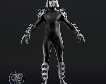 Shredded 3D Printed Mask and Armour set (Physical Unpainted 3D Print Kit) Cosplay UK Based [Please read the description] - Free UK Delivery