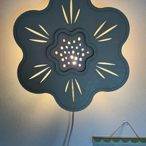 Wall lamp children&#39;s room, flowers, children&#39;s lamp