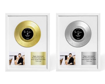 Personalized Photo Vinyl Record: Custom Music Gift