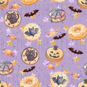 Goloso de Halloween / Archivo sin costuras / Halloween sin costuras / Halloween PNG / PNG sin costuras / Temporada espeluznante / Temporada espeluznante png /